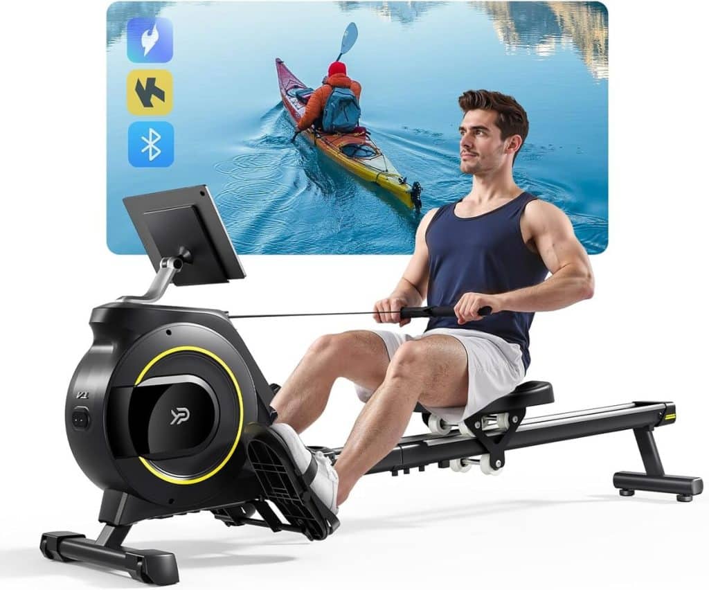Test du rameur pliable YPOO : musculation silencieuse avec 16 niveaux de résistance