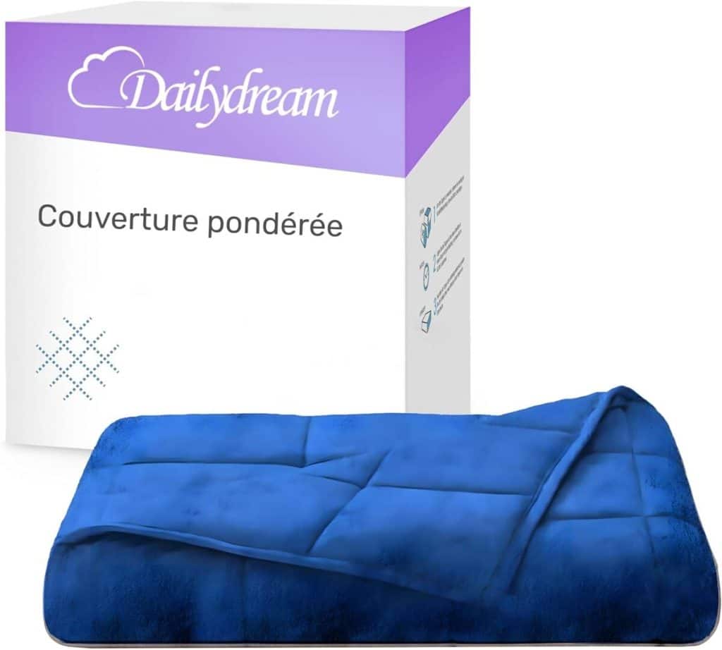 Test : couverture lestée Dailydream 4, 5 kg apaisante