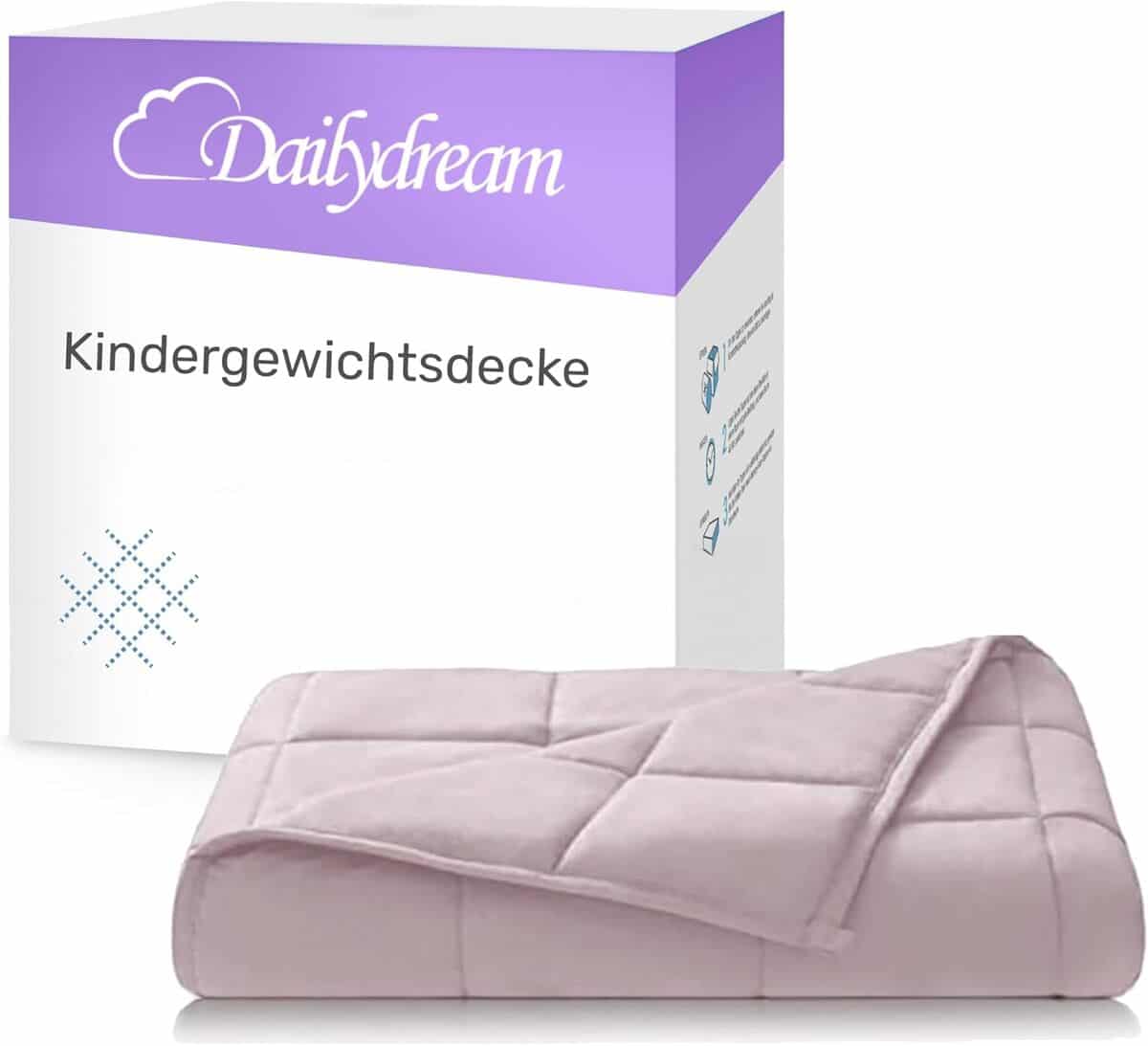 Test : couverture lestée Dailydream pour enfant, 3, 2 kg douce et relaxante