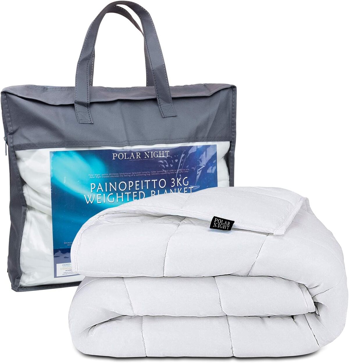 Test de la couverture lestée Polar Night : confort et sommeil réparateur