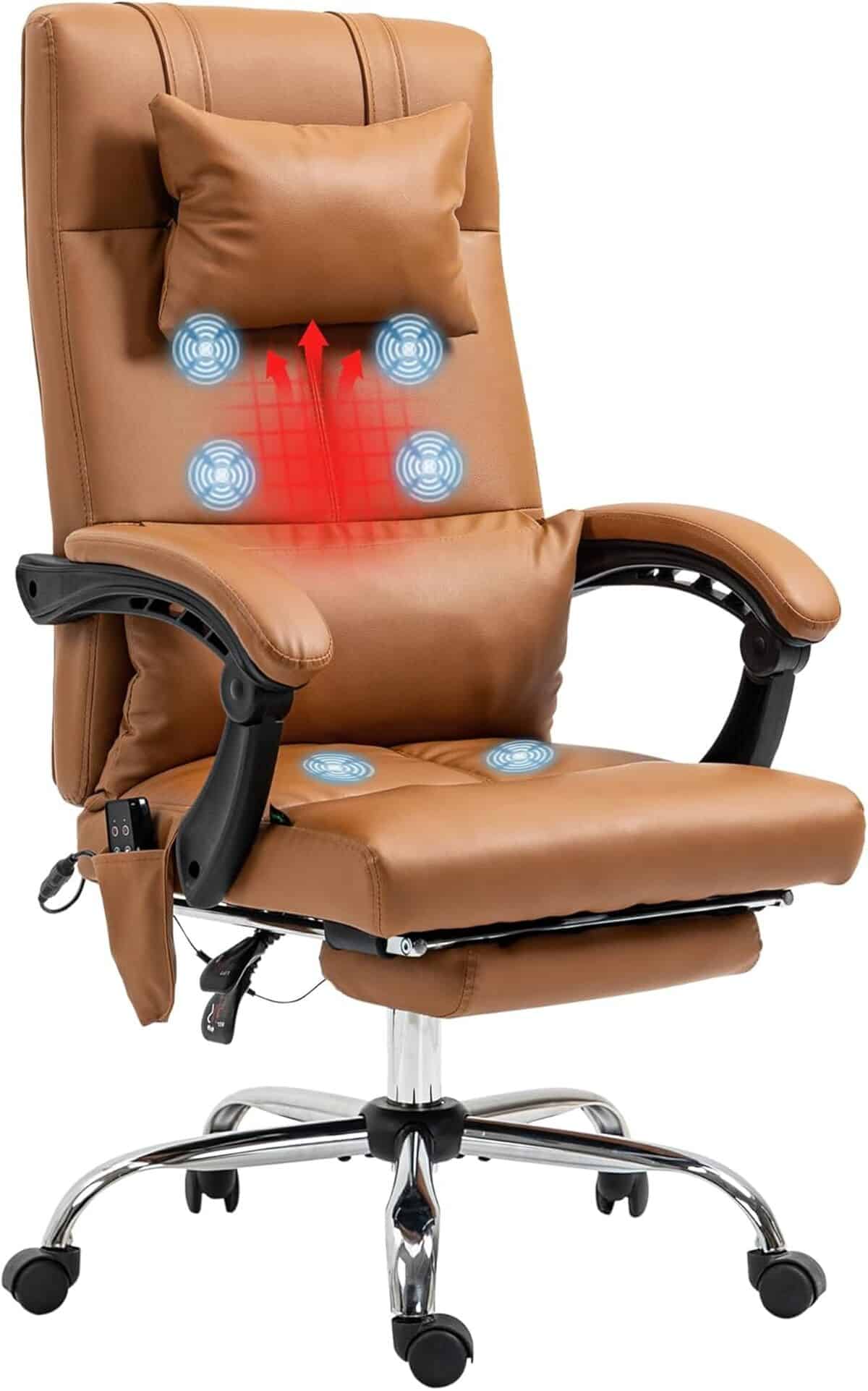 Test du fauteuil de massage Vinsetto : confort et détente au bureau