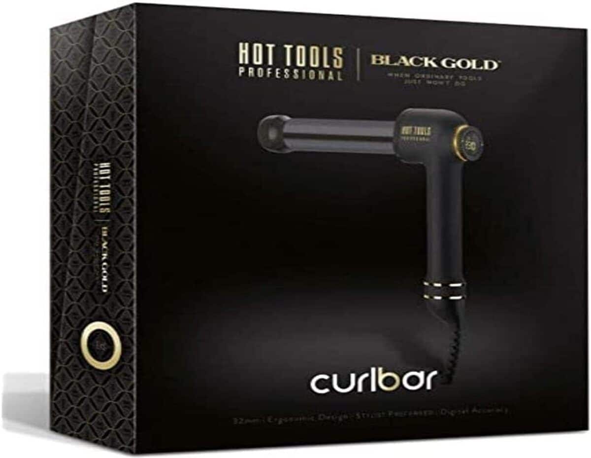 Test du fer Ă boucler Hot Tools Black Gold 25 mm
