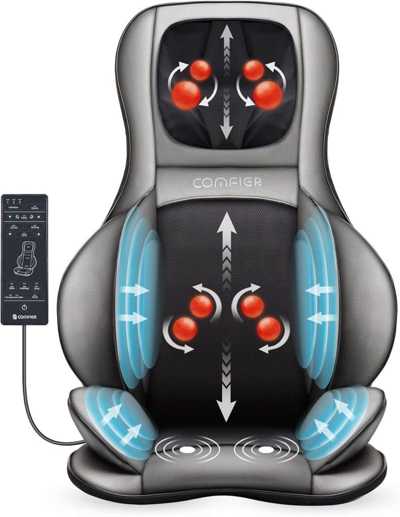 Test du siège massant Comfier Shiatsu 2D/3D avec chaleur