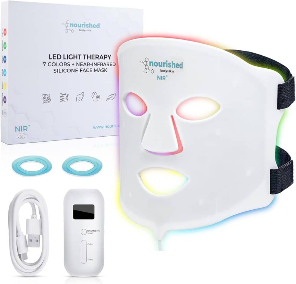 Test : masque LED multi-couleurs Nourished Bodynskin pour le soin anti-âge