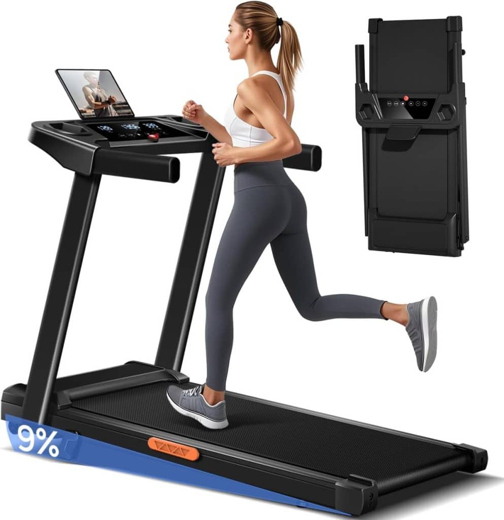 Test : tapis de course Lontek pliable inclinable 9% avec moteur 3, 0 CV