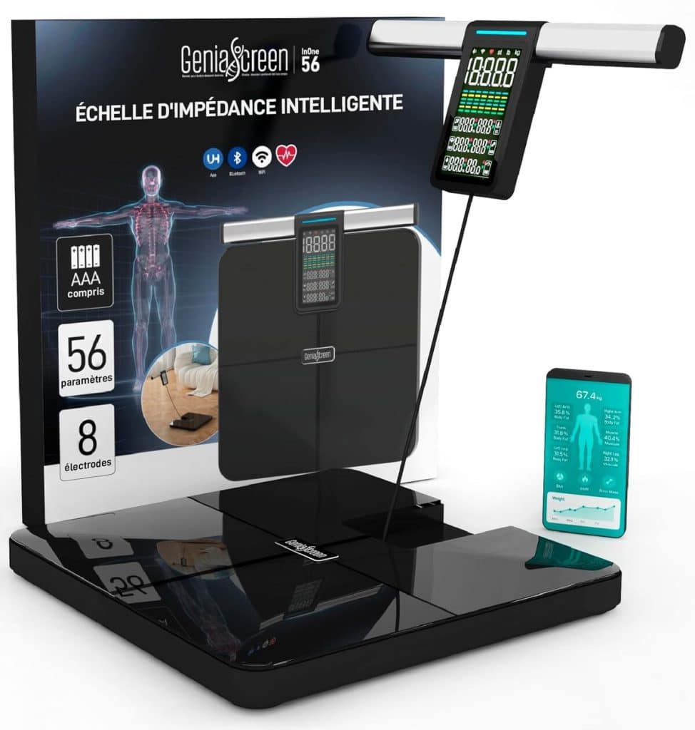 Test : balance GeniaScreen 56 données corporelles