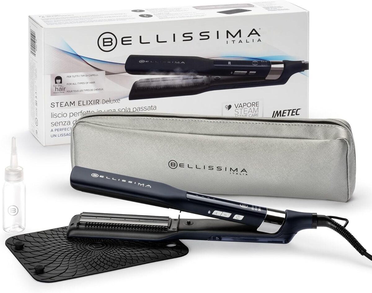 Test Bellissima Steam Elixir Deluxe : lisseur à vapeur pro pour cheveux parfaits