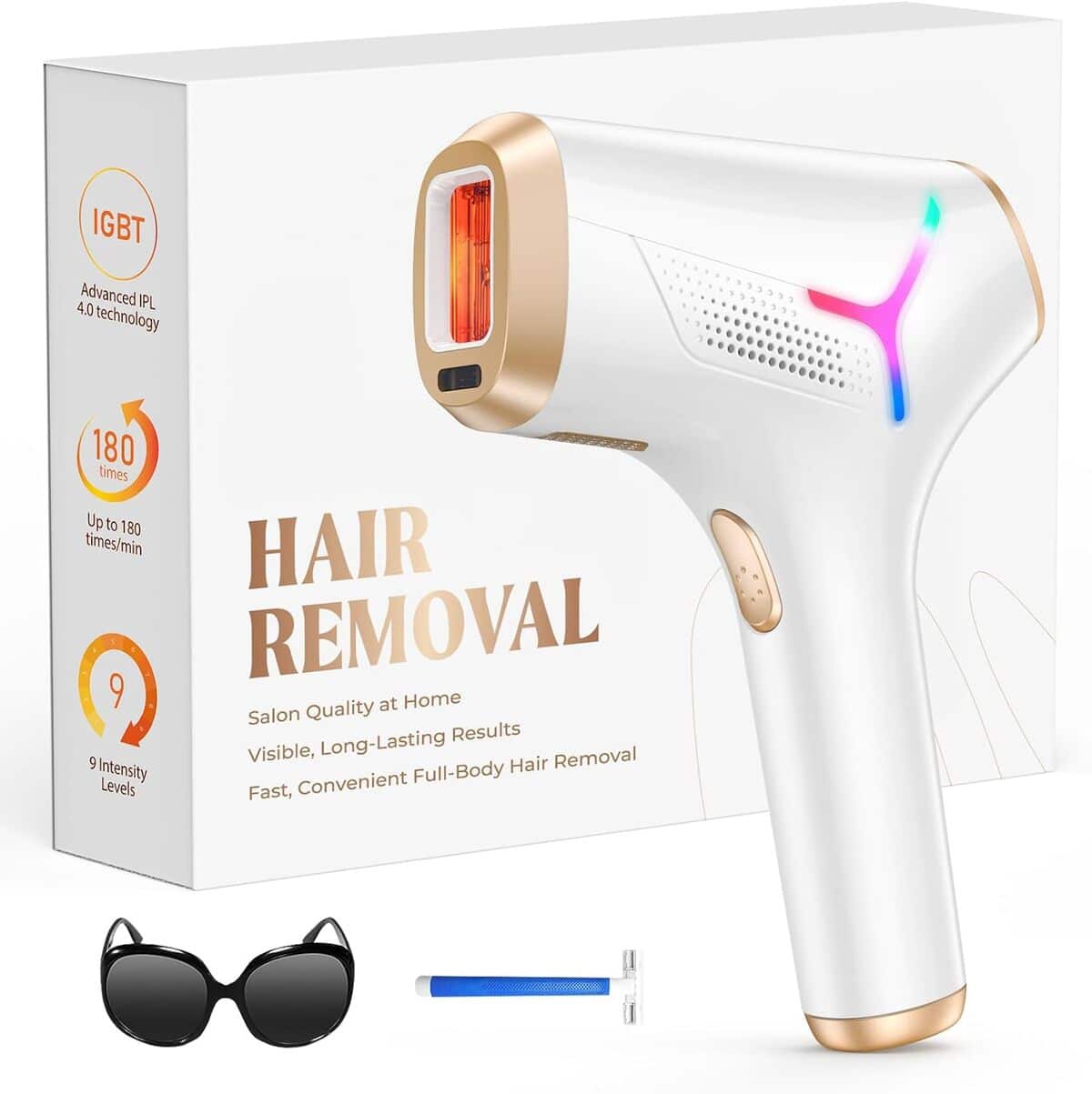 Test de l'épilateur Haarlosy IPL : efficacité et polyvalence