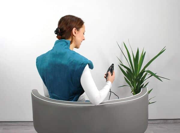 Hydas Coussin Électrique Chauffant pour Dos/Épaules/Nuque