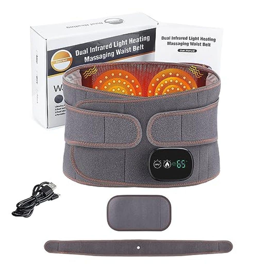 Test : ceinture lombaire chauffante avec massage et niveaux de température