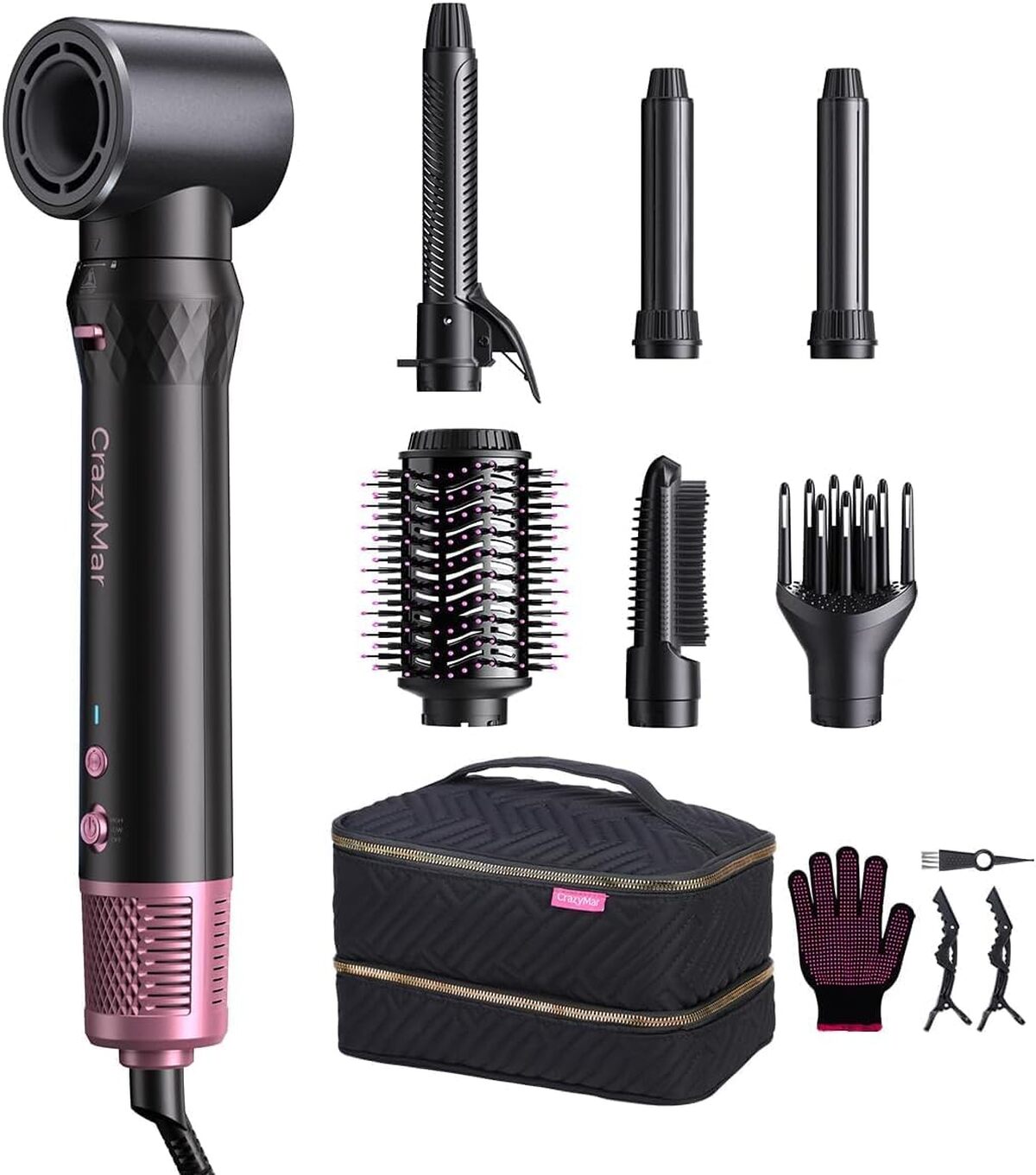 Test : crazyMar brosse soufflante 7 en 1 polyvalente