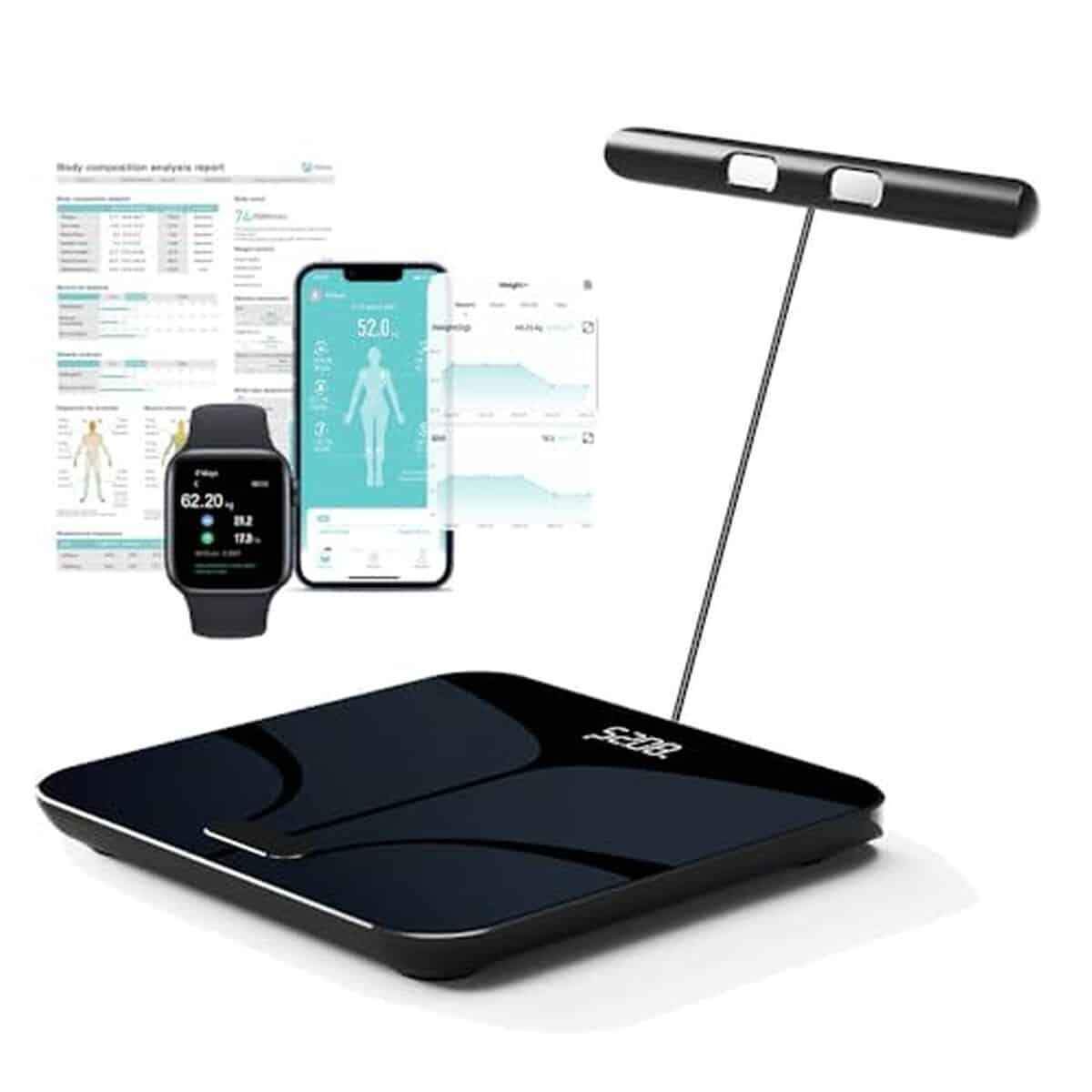 Test de la balance connectée impédancemètre à 8 électrodes
