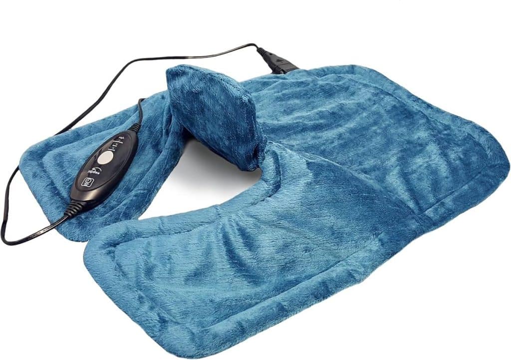 Test du coussin électrique chauffant Hydas pour dos et épaules