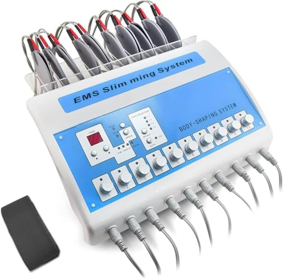 Test du système de stimulation musculaire électrique Faradic : corps et visage