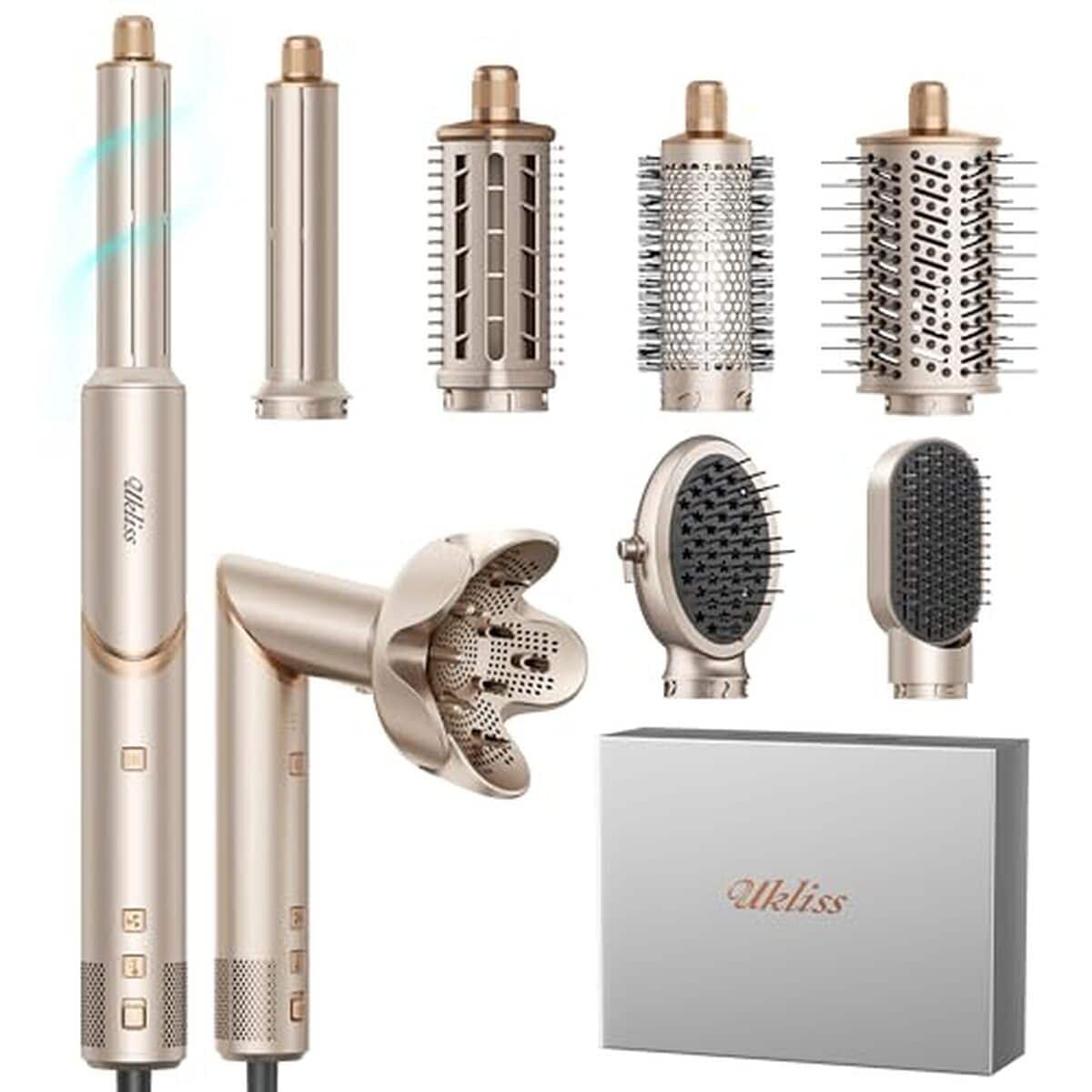 Test du UKLISS Airstyler : lisseur 8 en 1 performant et rapide