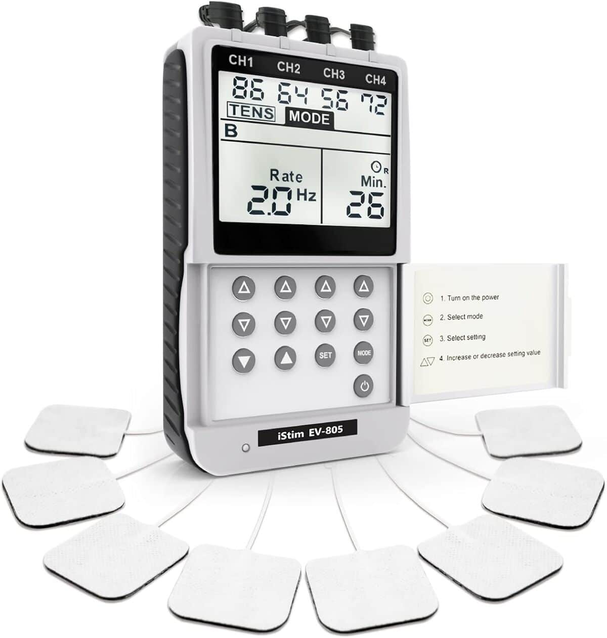 Test iStim EV-805 : électrostimulateur efficace et polyvalent