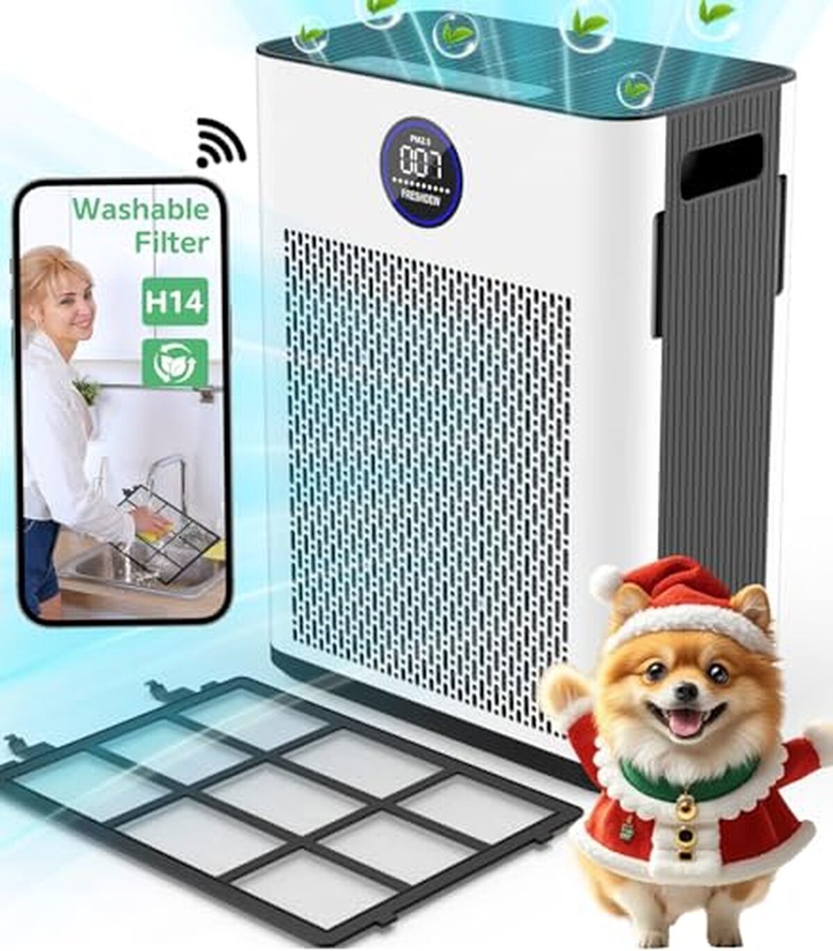 Test purificateur Freshdew H14 True HEPA ultra silencieux 22 dB