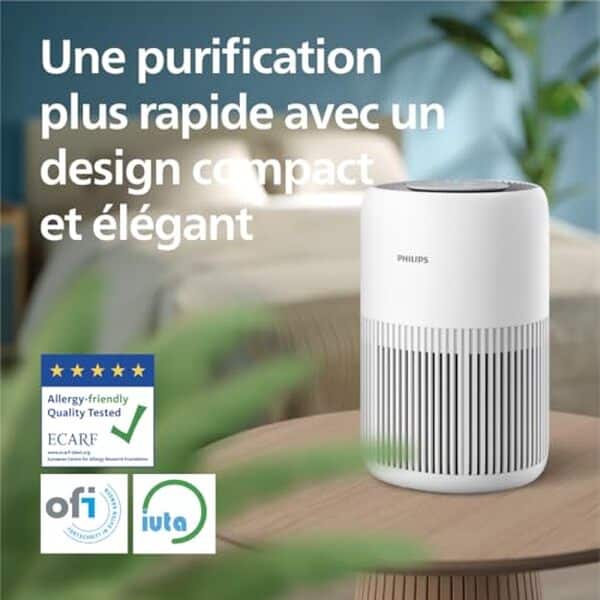 Découvrez les performances du purificateur d'air Philips AC0950/10 : un modèle intelligent et silencieux idéal pour une maison saine et confortable.