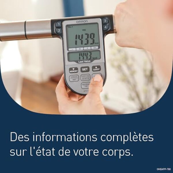 Découvrez la balance familiale Omron BF511 avec 8 capteurs pour une précision optimale. Idéale pour le suivi de la composition corporelle à domicile, elle s'adapte à toute la famille.