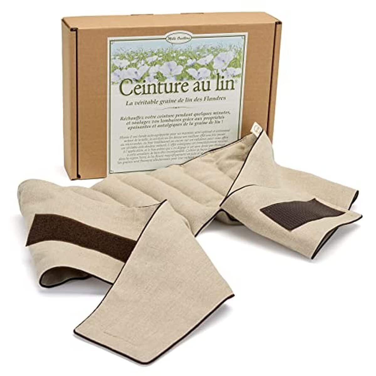 Test ceinture au lin Mille Oreillers : soulagement lombaires assuré