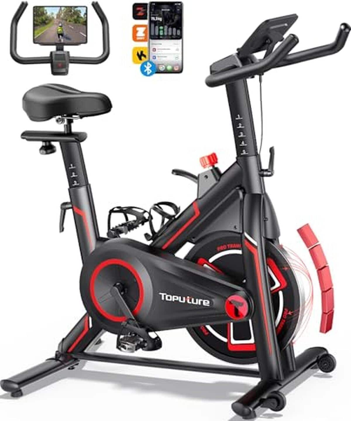 Test : vélo d'appartement connecté TOPUTURE 100 niveaux