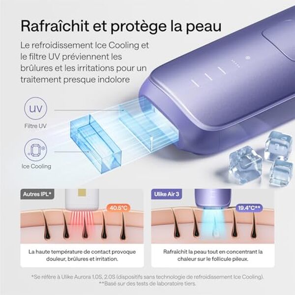 Explorez la performance polyvalente de l'épilateur Ulike Air 3 Deluxe avec notre test approfondi et profitez d'une épilation sans compromis pour une peau douce et lisse.