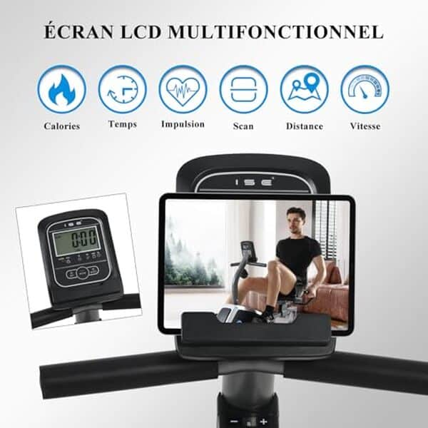 Découvrez notre avis complet sur le vélo semi-allongé magnétique ISE, ses 8 niveaux de résistance pour une remise en forme adaptée.