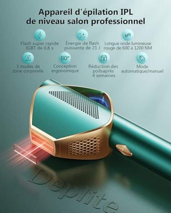 Découvrez notre test complet de l'épilateur lumière pulsée 21J Technology IGBT 0.8s : efficacité, fonctionnalités et résultats détaillés pour un achat éclairé et serein.