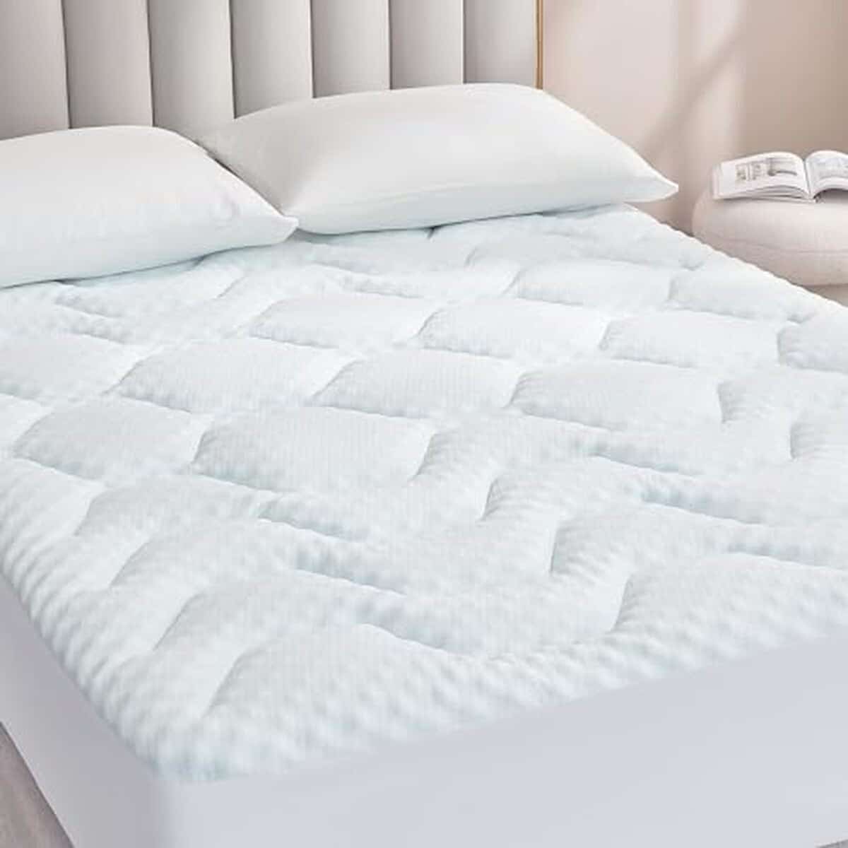 Test du surmatelas EHEYCIGA 160x200 : mémoire de forme rafraîchissante