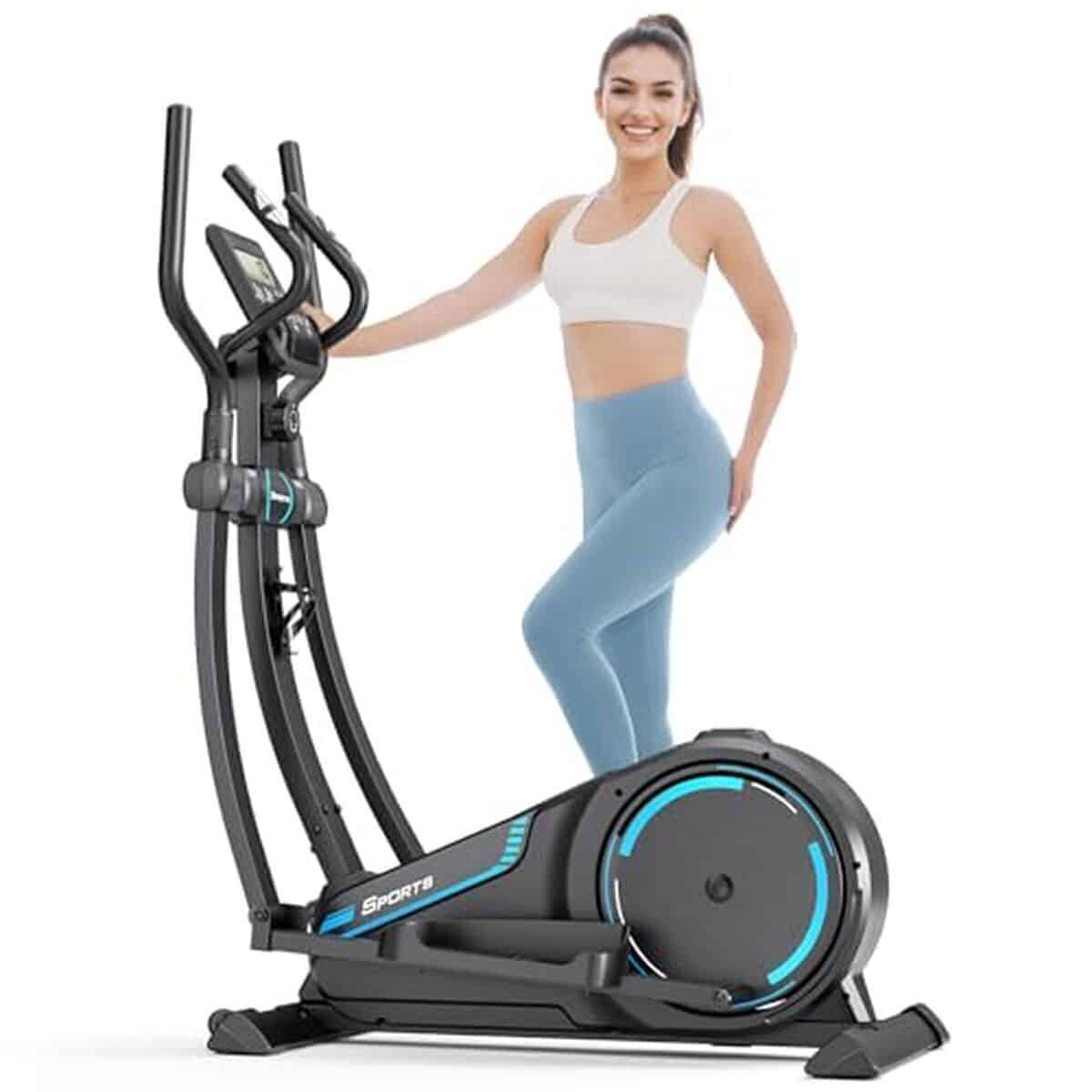 Test du vélo elliptique THERUN : 16 niveaux de résistance ultra-silencieux