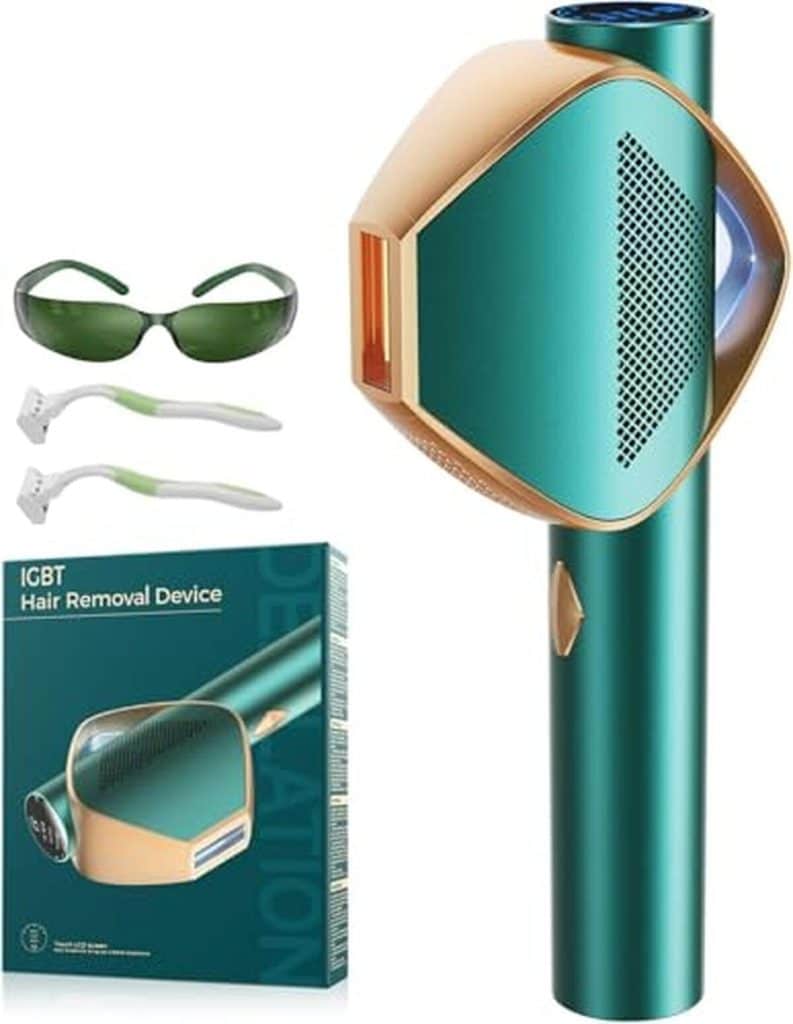 Test : épilateur lumière pulsée 21J Technology IGBT 0.8s