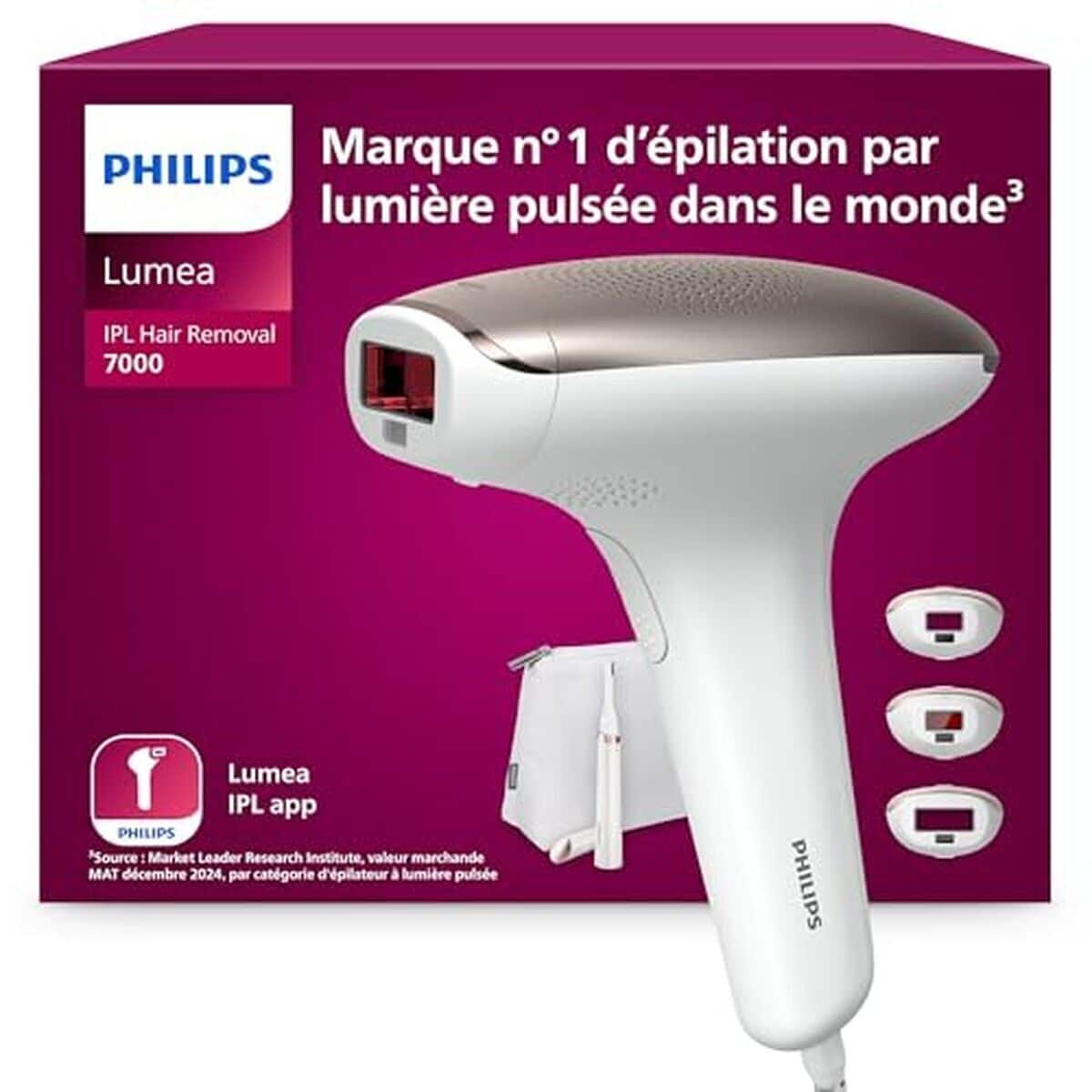 Test du philips lumea série 7000 : épilateur à lumière pulsée BRI923/00