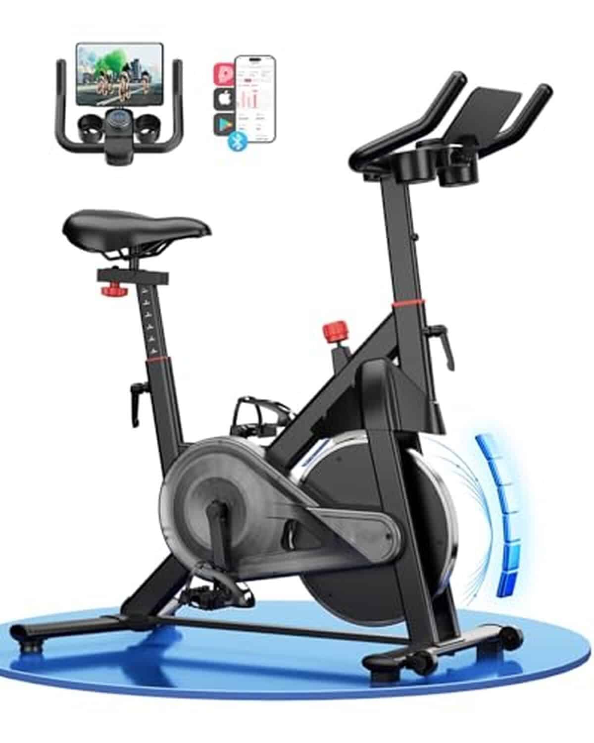 Test du vélo d'appartement copant : écran lcd et résistance magnétique