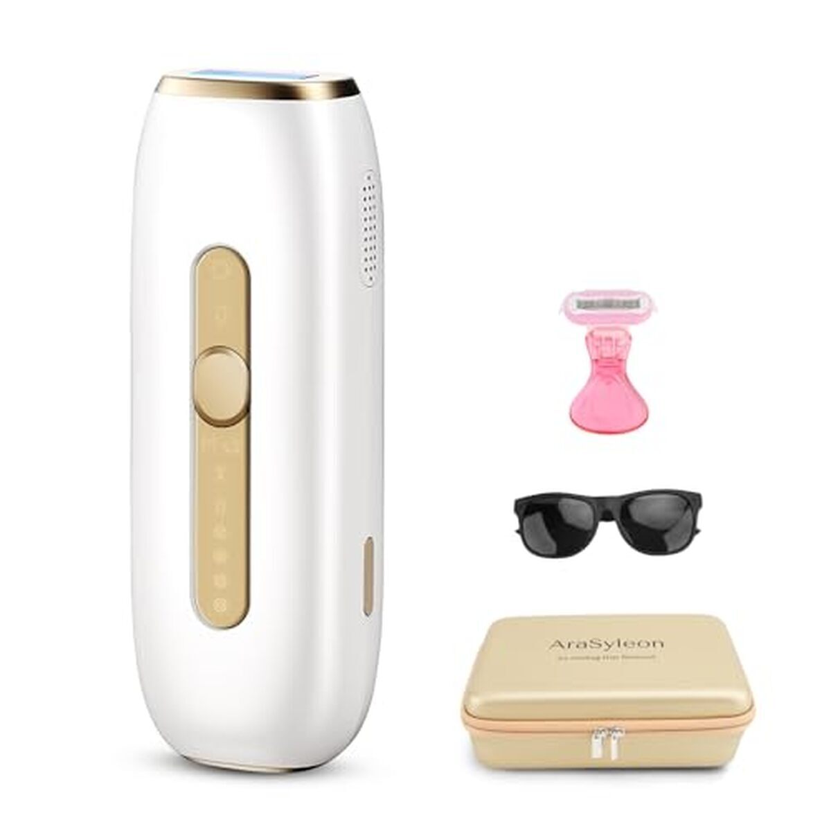 Test épilateur lumière pulsée IPL refroidissement saphir sans douleur