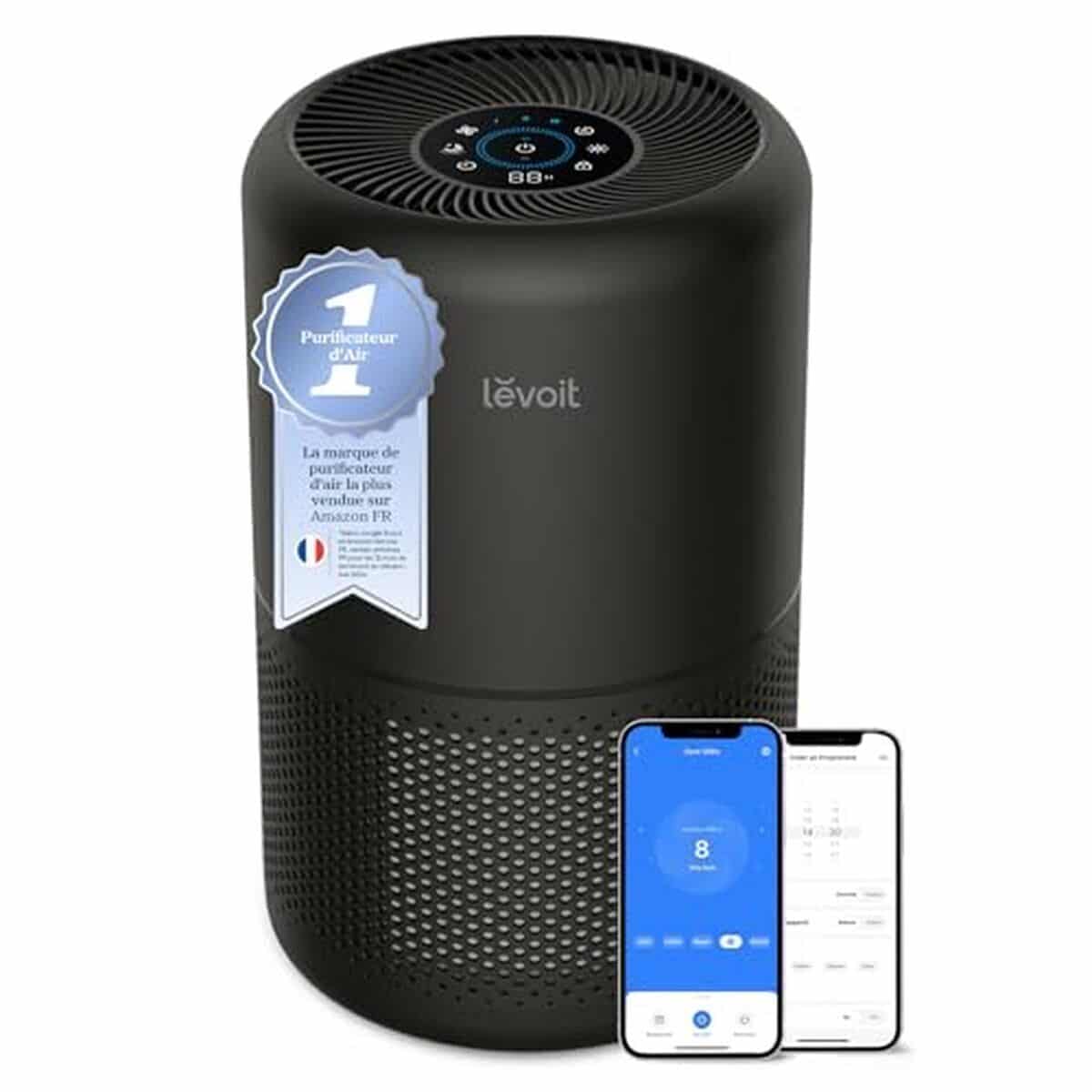 Test : levoit purificateur d'air filtre HEPA 258 m³/h