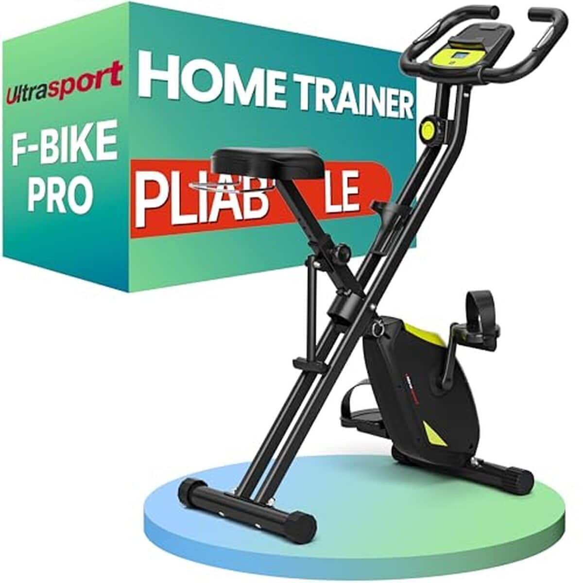 Test : vélo d'appartement Ultrasport F-Bike Pro silencieux et pliable