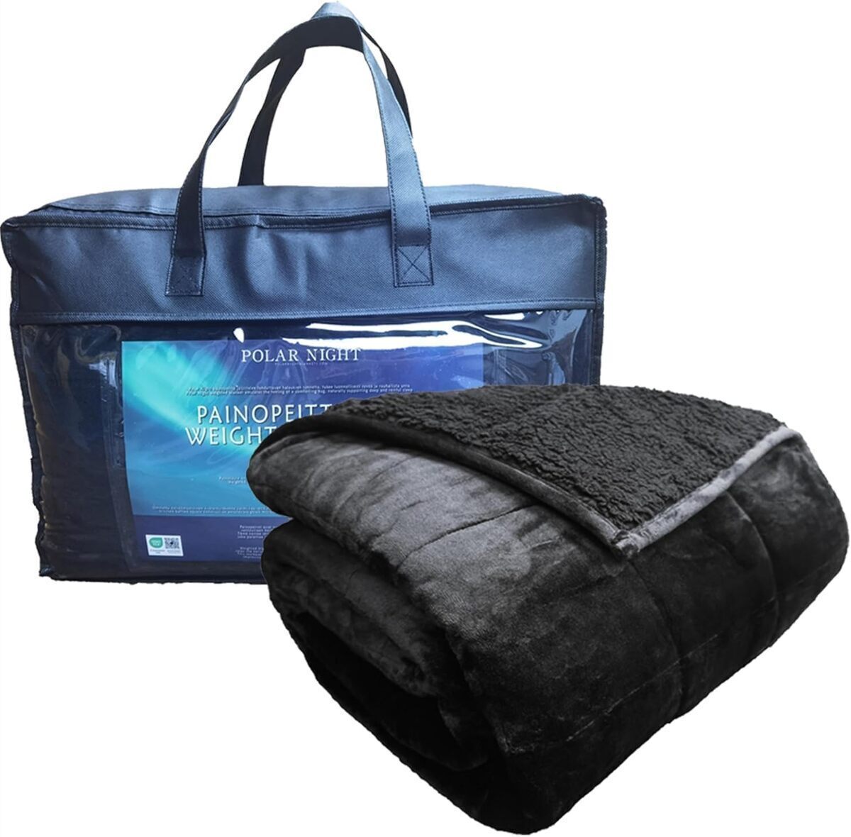 Test de la couverture lestée Polar Night 11kg : sommeil profond assuré