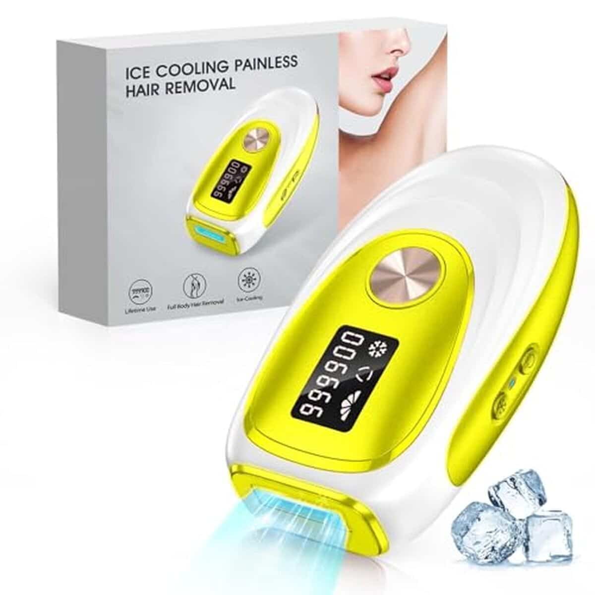 Test de l'épilateur laser Haarlosy : lumière pulsée efficace et refroidissement