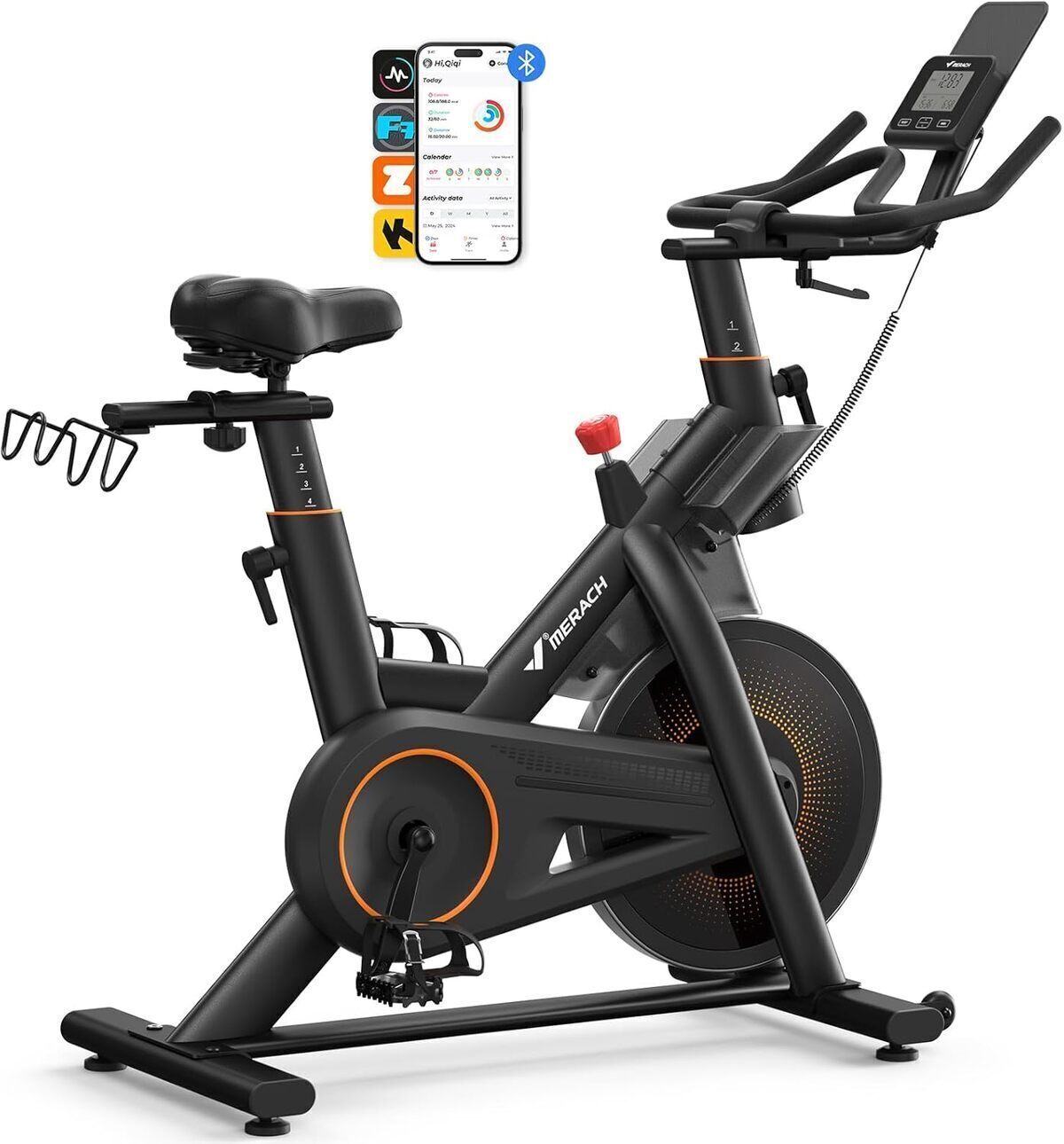 Test : vélo d'appartement Merach, résistance magnétique et confort amélioré