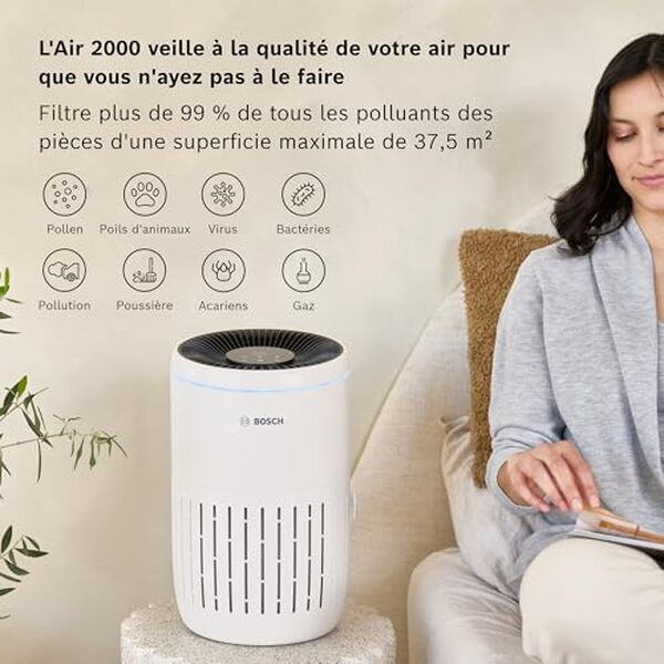 Découvrez le Bosch Air 2026, un purificateur d'air performant et silencieux pour votre intérieur. Avis, caractéristiques et prix du meilleur modèle 2026. 