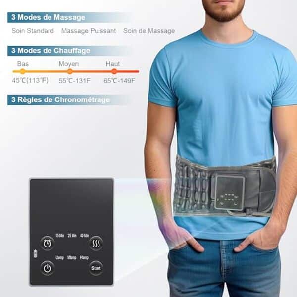 Découvrez notre test complet de la ceinture chauffante Oramuon : efficacité, confort et soulagement des douleurs lombaires. Avis détaillé et conseils d'utilisation. 