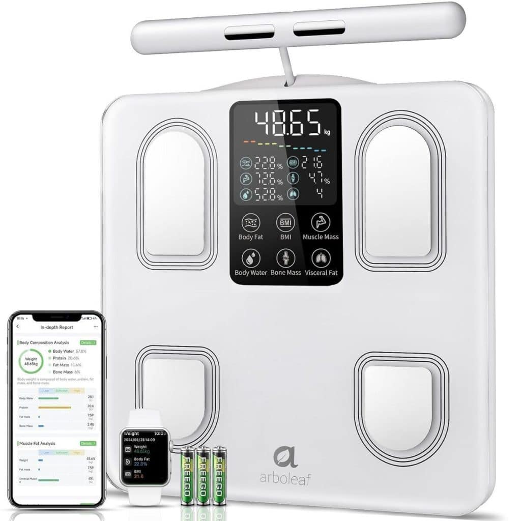 Test : balance impédancemètre arboleaf connectée 180 kg