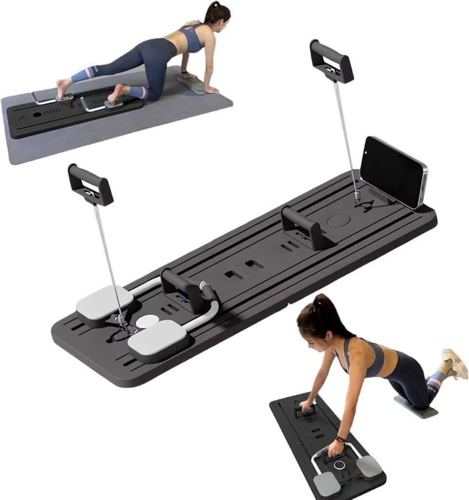 Test du rouleau abdominal multifonctionnel avec support pour coudes