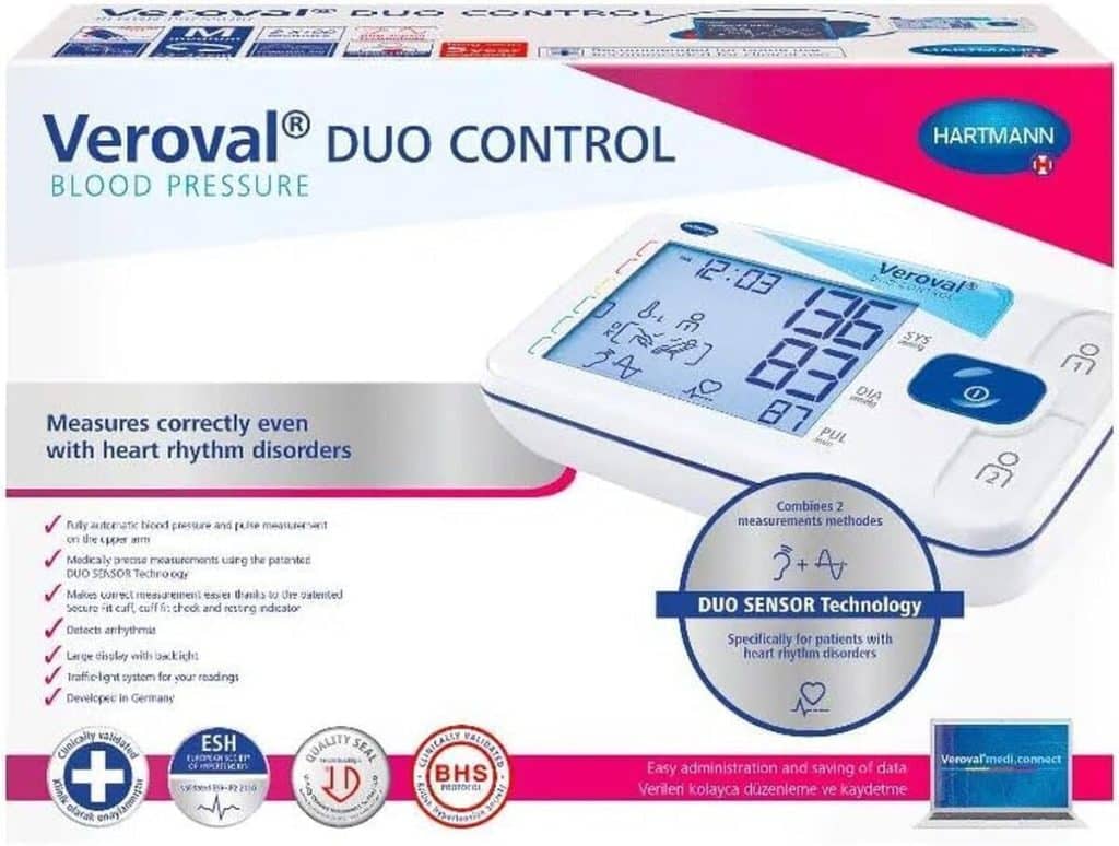 Test du tensiomètre Veroval Duo control : précision assurée même en cas de troubles cardiaques