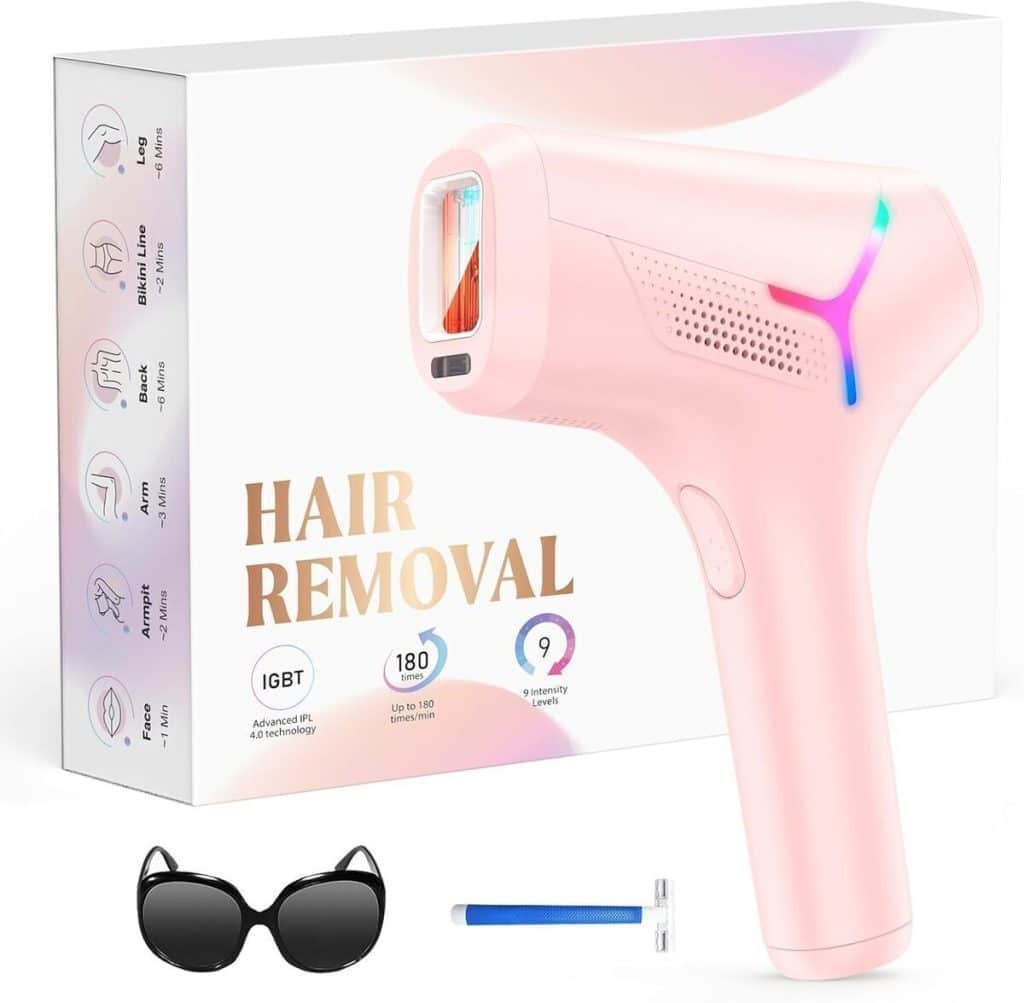 Test : épilateur à lumière pulsée Haarlosy IPL 22J, efficacité sans douleur
