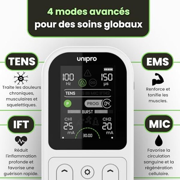 Découvrez notre test complet du tensCare Unipro : analyse détaillée de ce dispositif de multithérapie pour la rééducation et le soulagement des douleurs.