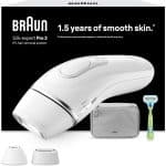 Test de l'épilateur lumière pulsée braun silk·expert pro 3 pl3122
