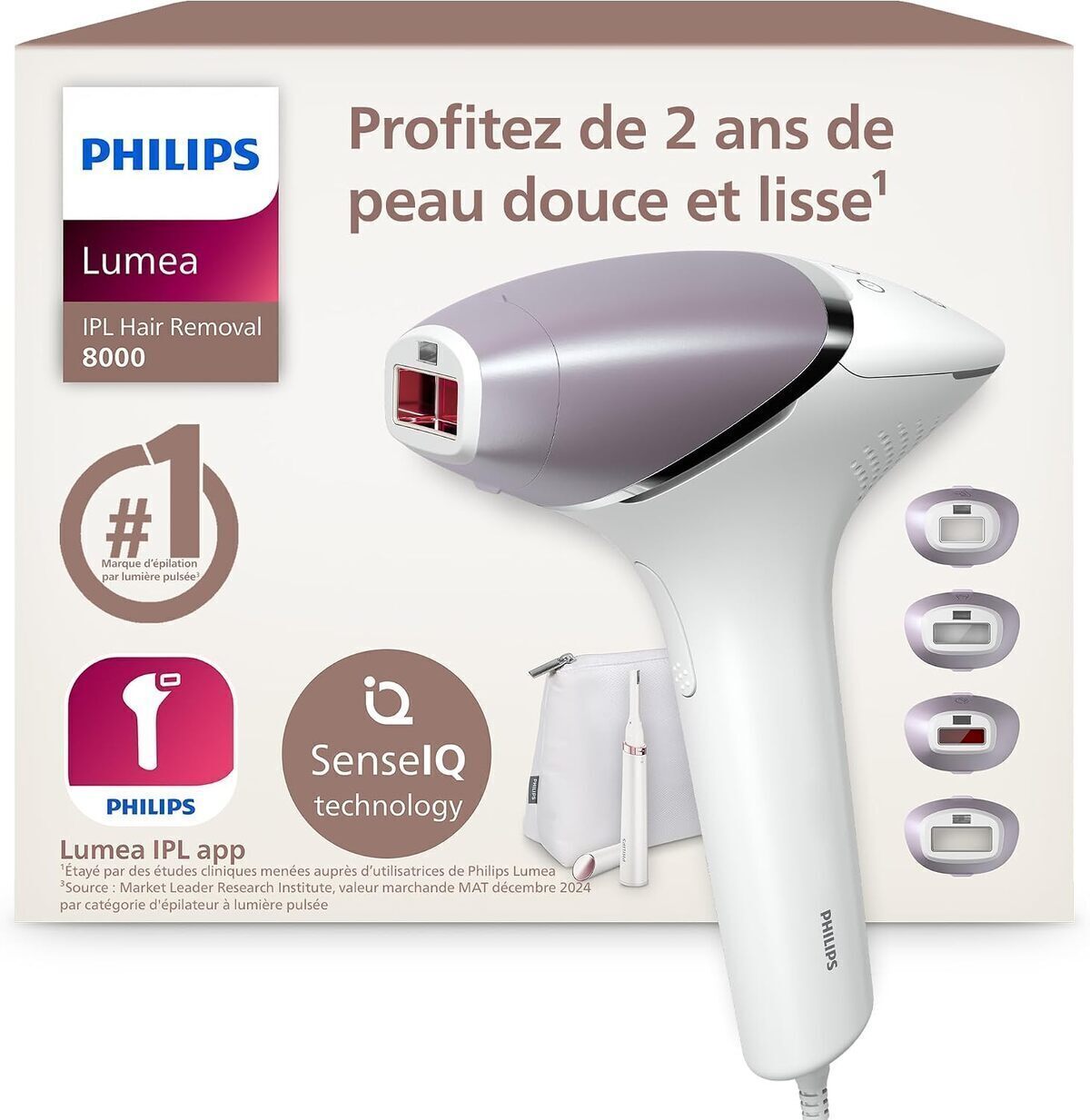 Test : philips Lumea série 8000, épilateur à lumiÚre pulsée efficace