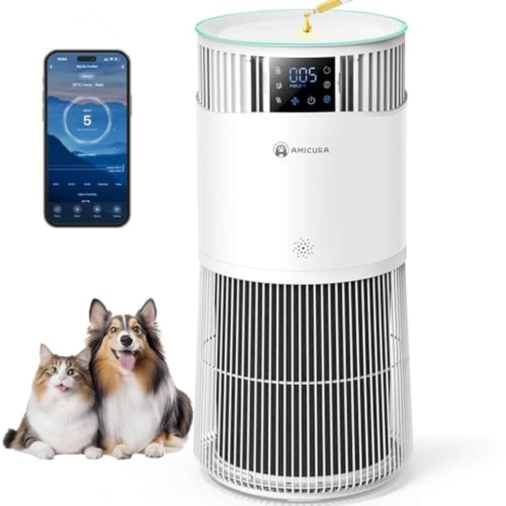 Test : purifier l'air avec Amicura p2 h13 hepa