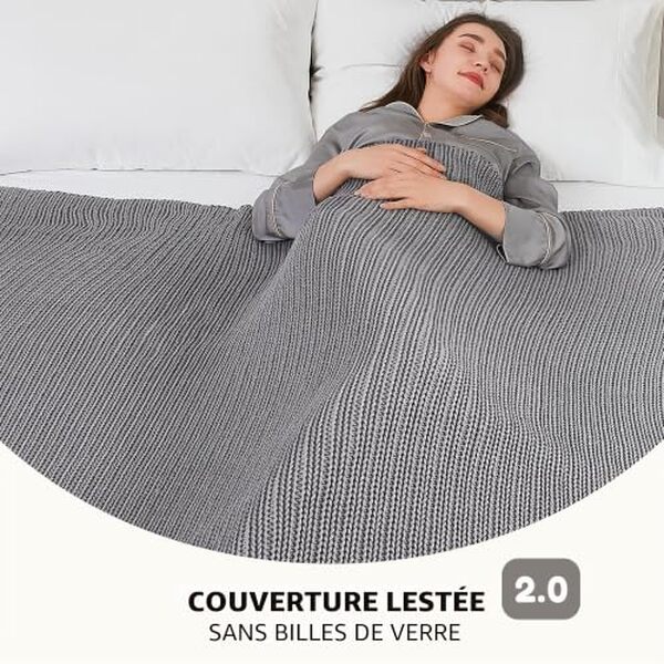 Découvrez notre test détaillé de la couverture lestée Agraty : confort optimal, technologie rafraîchissante et qualité premium pour un meilleur sommeil.